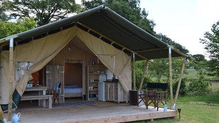 Safaritent - Vodatent Charmecamping Domaine Blue Celeste