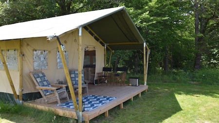 Terras - Vodatent Charmecamping Bleu Celeste