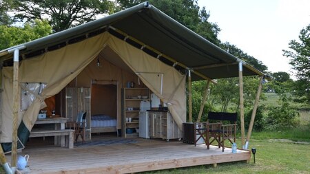 Safaritent - Vodatent Charmecamping Bleu Celeste