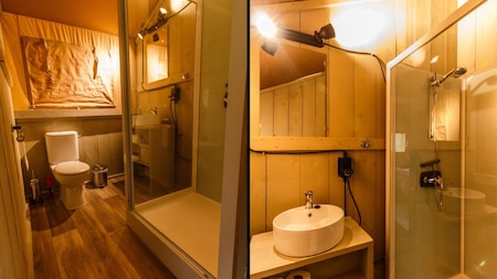 Badkamer - Vodatent Casa en Glamping Sorriso