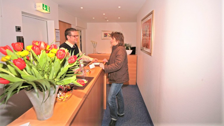 Receptie - City Partner Central Hotel Wuppertal