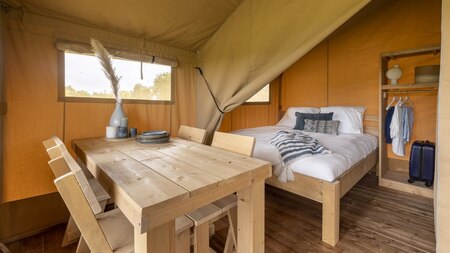 Slaapkamer - Vodatent Camping Pittoresque