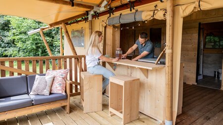 Terras - Vodatent Camping Pittoresque