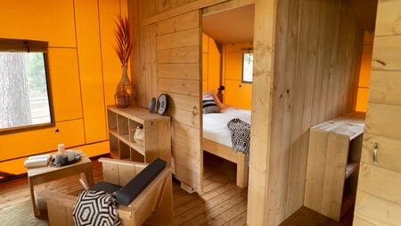 Slaapkamer - Vodatent Camping Pittoresque