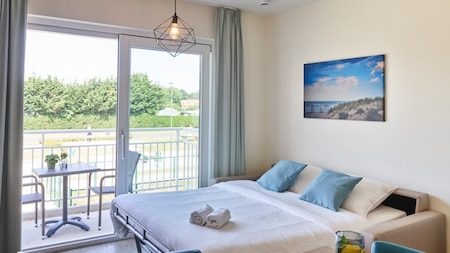 Wohnzimmer - Holiday Suites Nieuwpoort