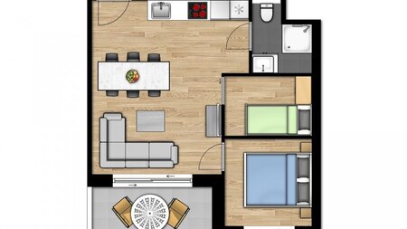 Plan - Holiday Suites Nieuwpoort