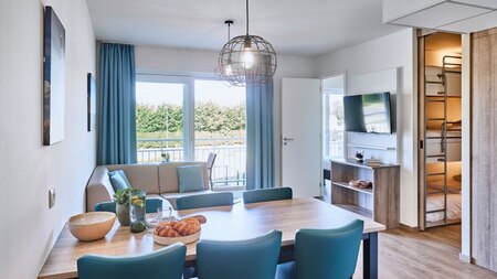 Wohnzimmer - Holiday Suites Nieuwpoort