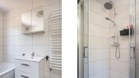 Badkamer - Vakantiepark de Ossenberg Badkamer - Vakantiepark de Ossenberg