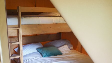Slaapkamer - Vodatent Camping Pittoresque