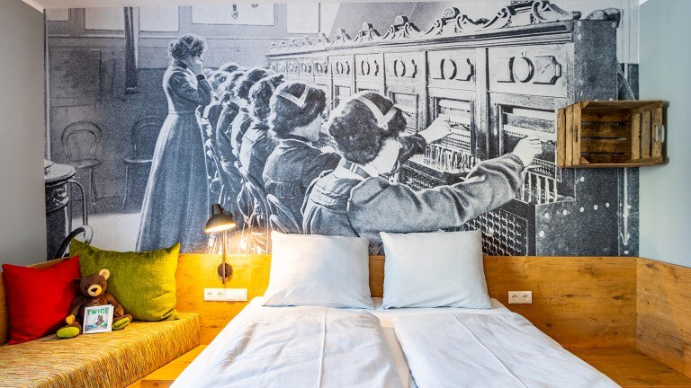 Gemütliches Zimmer – TinyTwice Hotel Bonn