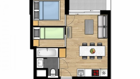 Plattegrond - Holiday Suites Westende Plattegrond - Holiday Suites Westende