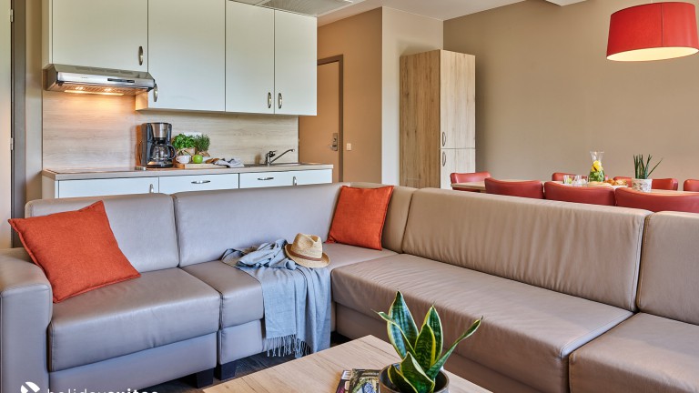Wohnzimmer - Holiday Suites Westende