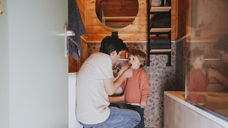 Badkamer - Vakantiepark Dierenbos Badkamer - Vakantiepark Dierenbos