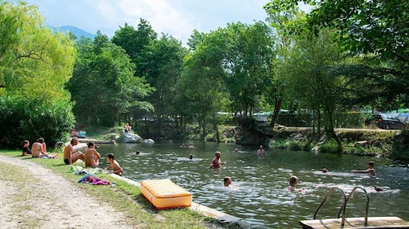 Zwemmen - Villatent Camping Le Canigou