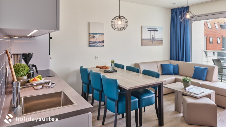 Wohnzimmer - Holiday Suites Zeebrugge