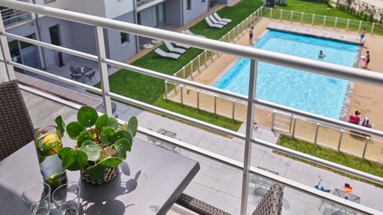 Balkon - Holiday Suites Zeebrugge