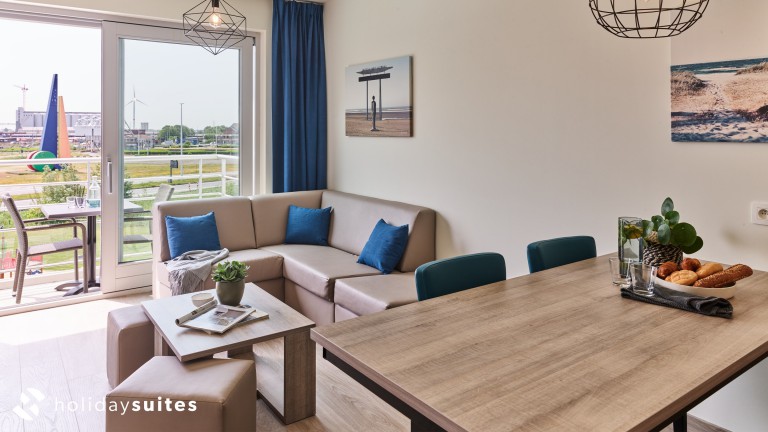 Wohnzimmer - Holiday Suites Zeebrugge