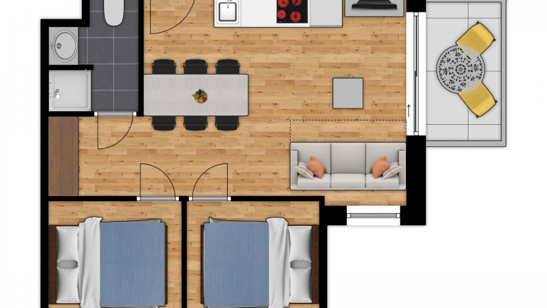Plan - Holiday Suites Zeebrugge