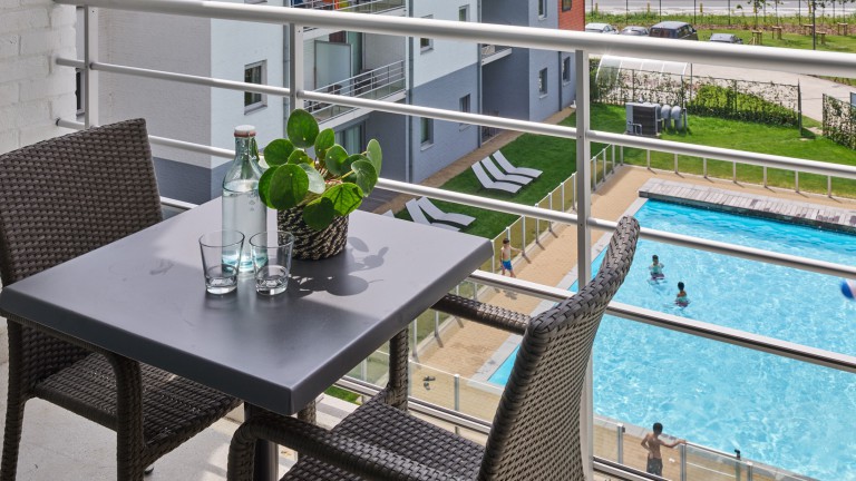 Balkon - Holiday Suites Zeebrugge