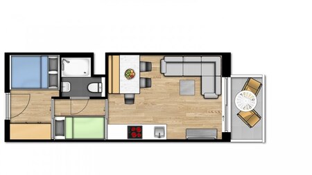 Plattegrond - Holiday Suites Jabbeke