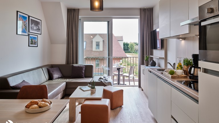 Wohnzimmer - Holiday Suites Jabbeke