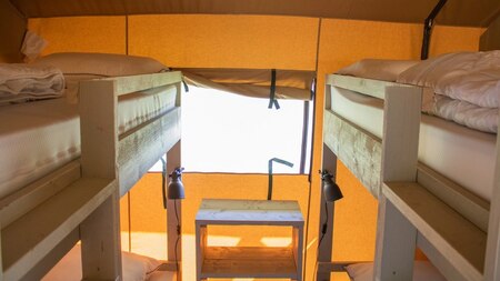 Slaapkamer - Villatent Camping La Garenne Slaapkamer - Villatent Camping La Garenne