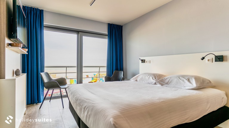 Wohnzimmer - Holiday Suites Blankenberge
