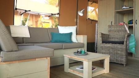 Wohnzimmer - Villatent Camping Les Pêcheurs