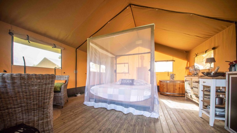 Lodgetent Zwei - Lodgetent - Erfgoed Bossem - Lodgetenten