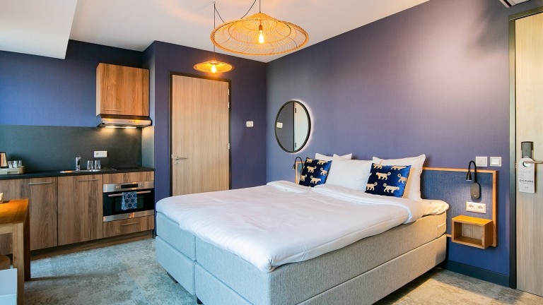 Deluxe Studio mit Küche und Balkon – Hotel Marktstad