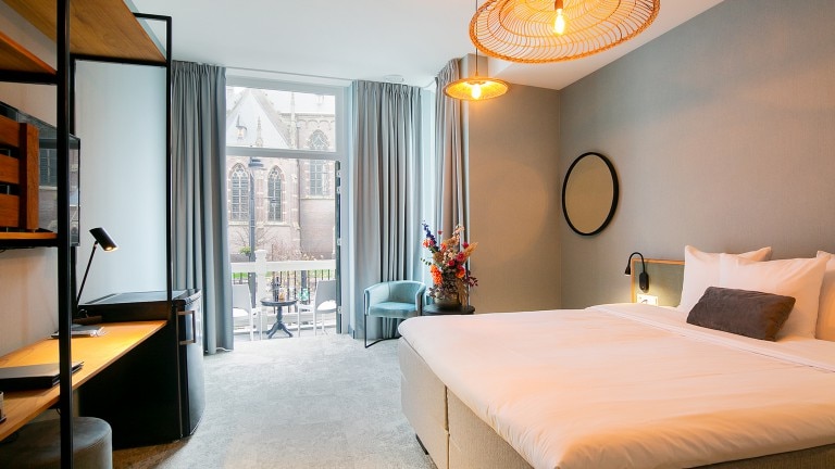 Deluxe Studio mit Küche und Balkon – Hotel Marktstad