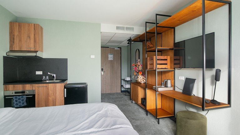 Barrierefreies Zimmer mit Küche – Hotel Marktstad