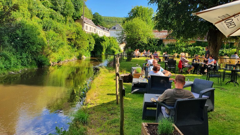 Tuin - Hotel du Commerce Houffalize