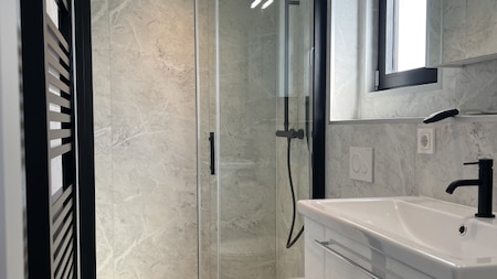 Badkamer -Vakantiepark de Zeeuwse Parel Badkamer -Vakantiepark de Zeeuwse Parel