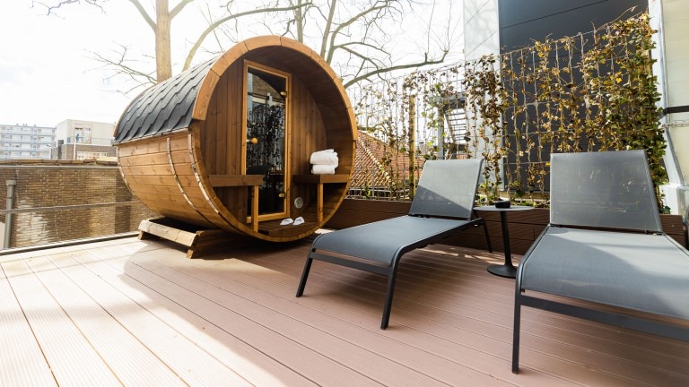 Heritage sauna room - Hotel Haarhuis