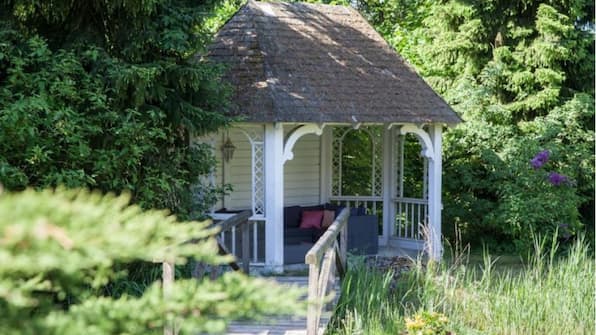 Garten - Landhaus Wiesemann Park Wohnungen  Abhängigkeit