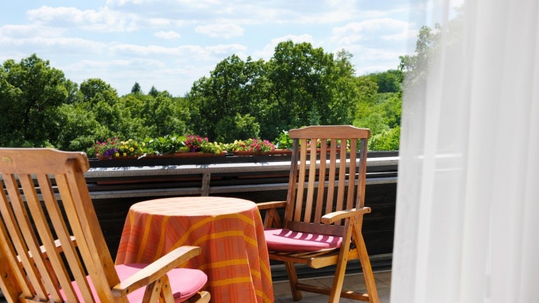 Standaardkamer met balkon - Hotel Restaurant Bergschlößchen