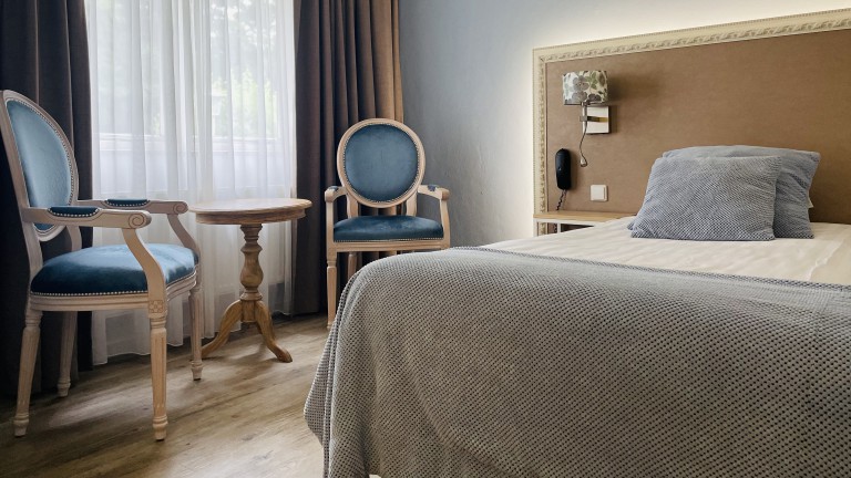 Terras balkon kamer - Landgoedhotel Villa Vennendal