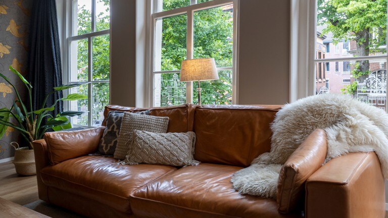 Woonkamer - Luxe cityhouse Grande Madame Agaath