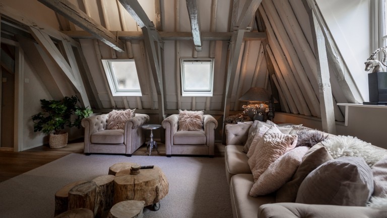 Woonkamer - Luxe cityhouse Grande Madame Agaath