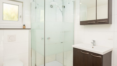 Badkamer - Vakantiepark Mölke Badkamer - Vakantiepark Mölke