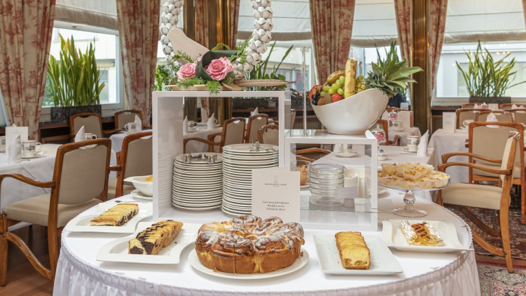Ontbijtbuffet - Grand hotel Cravat