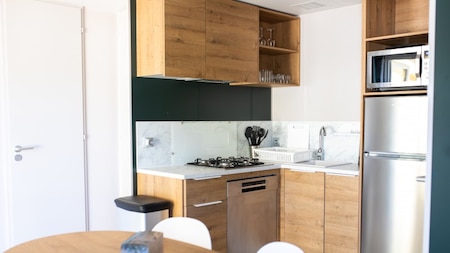 Keuken - RCN Camping La Ferme Du Latois