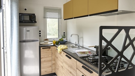 Keuken - RCN Camping La Ferme Du Latois