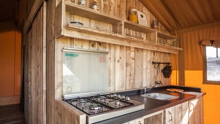 Keuken - RCN Camping La Ferme Du Latois