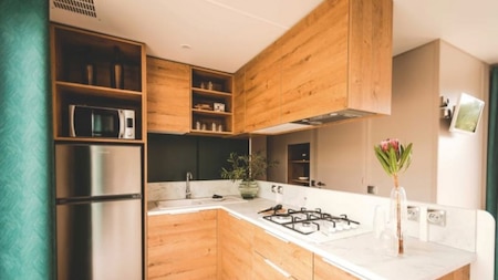 Keuken - RCN Camping La Ferme du LatoisSlaapplaats - RCN Camping La Ferme du Latois