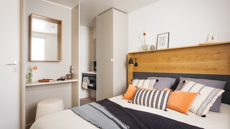 Slaapkamer - RCN Camping Belledonne Slaapkamer - RCN Camping Belledonne