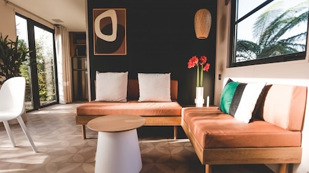 Woonkamer - RCN Camping Belledonne Woonkamer - RCN Camping Belledonne