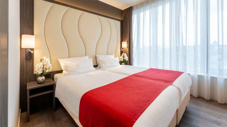 Standaard kamer van Plaza Premium Den Haag City Center.
