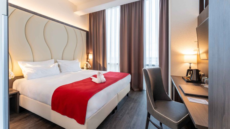 Comfort kamer van Plaza Premium Almere.